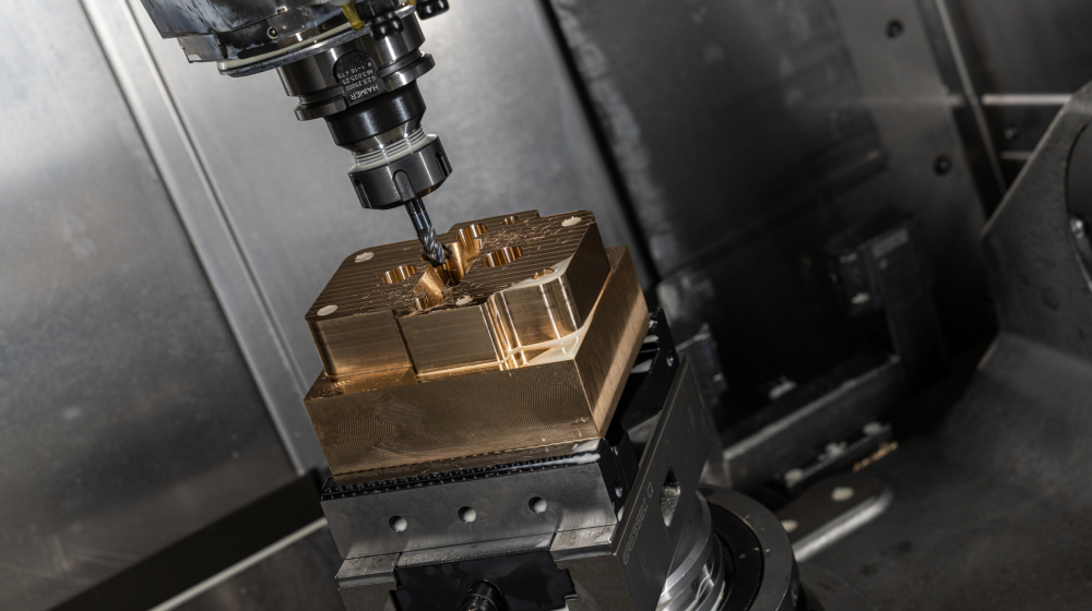 CNC vijfassig simultaan frezen | brons | Rotech